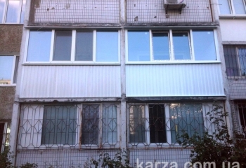 Вынос по подоконнику лоджии